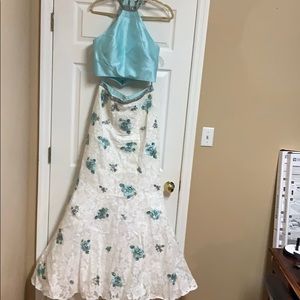 Rachel Allan two piece prom / Formal dress